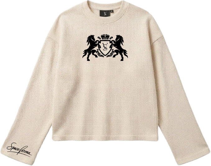 Waffle Longsleeve Heritáge – SpaceVerona, colección Héritage (1)