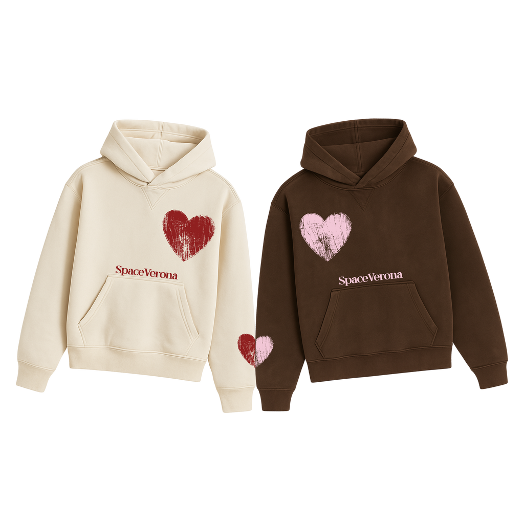 Pack "Dúo" Sudaderas cropped fit beige y marrón chocolate